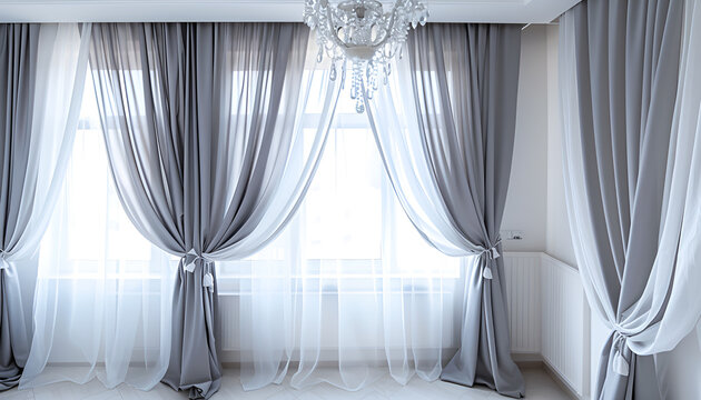 Light grey curtains