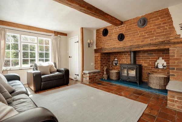 Exposed Chimney Breast in room