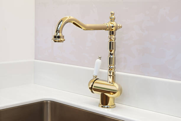 Brushed Gold Kitchen Faucet