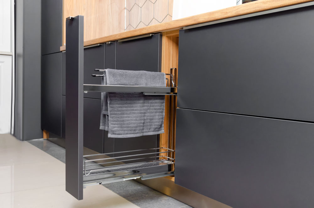 Multi-Level Pull-Out Shelves