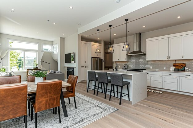 Transitioning Between Spaces with a Dining Table