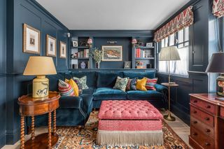 Bold Blue Shades of walls