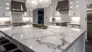 White Quartz Kitchen Countertops