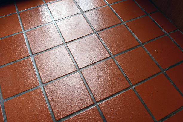 Hand-burnished terra-cotta Tile for Kitchen Flooring